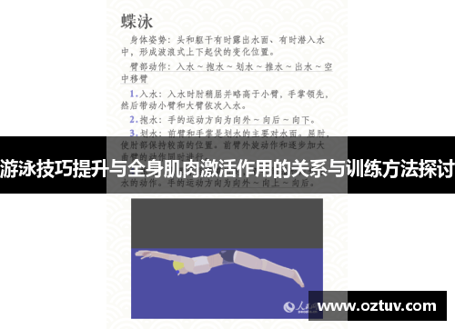 游泳技巧提升与全身肌肉激活作用的关系与训练方法探讨